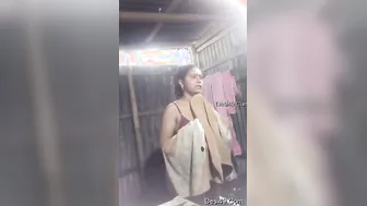 Village GF Showing Her Naked Body To Lover Second Time