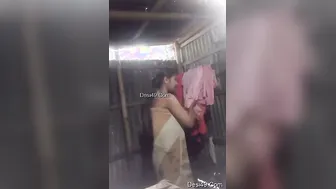 Village GF Showing Her Naked Body To Lover Second Time