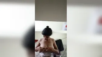 Desi Babe Teasing Me Showing Off Her Perky Natural Boobs