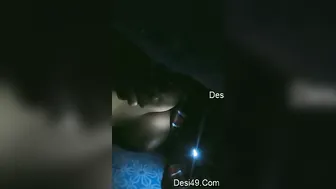 My Cute GF Shyly Flashing Her Natural Tits For Me