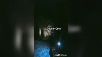 My Cute GF Shyly Flashing Her Natural Tits For Me