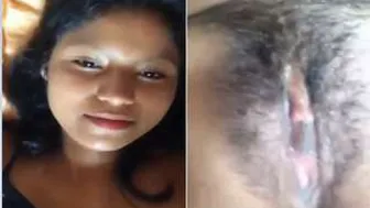 Cute GF Revealing Her Tight Pussy For The Camera Solo