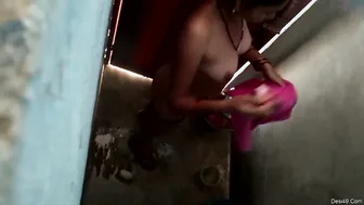 Desi Bhabhi Getting Dressed After Wild Session Caught On Tape
