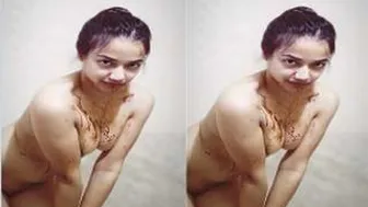 Sexy GF Teasing With Her Naked Body In Private Video