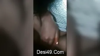 Naughty GF Fingering Herself While Recording For Me