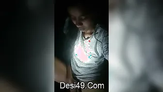 Naughty GF Fingering Herself While Recording For Me