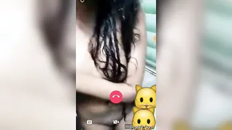My Desi Milf Showing Off Her Perfect Boobs Just For Me Today