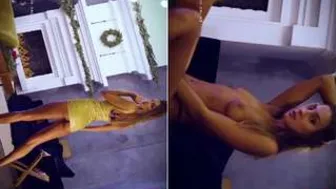 Indian Model Stripping Nude During Private Photoshoot Session