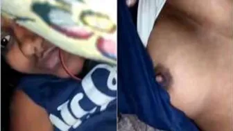 Cute Indian GF Revealing Her Beautiful Boobs Shyly