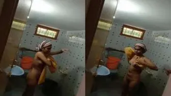 Catching My Neighbor Bathing Naked Through Hidden Camera Setup