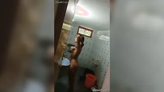 Catching My Neighbor Bathing Naked Through Hidden Camera Setup