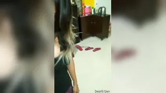 Desi GF Dancing Seductively Stripping Off Her Clothes
