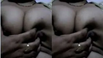 Married Bengali Woman Revealing Her Massive Boobs At Home Today