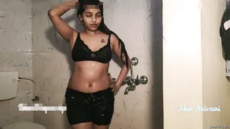 Desi GF Soaping Her Sexy Body During Hot Shower Session