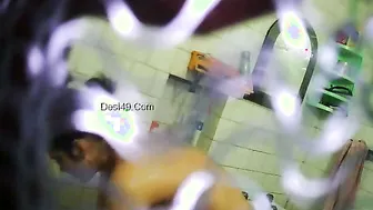 Cute Indian Babe Caught Bathing Naked By Hidden Bathroom Camera