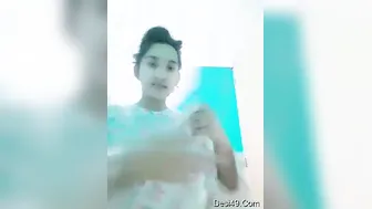 Innocent GF Revealing Her Beautiful Natural Boobs On Cam