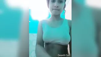 Innocent GF Revealing Her Beautiful Natural Boobs On Cam