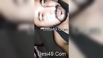 Desi Husband Sucking And Licking His Wifes Beautiful Big Boobs