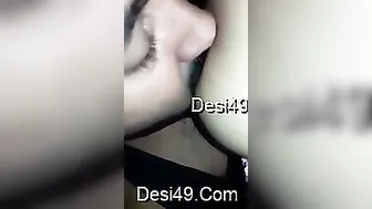 Desi Husband Sucking And Licking His Wifes Beautiful Big Boobs
