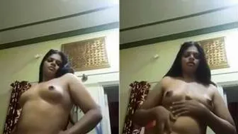 Naughty Bhabhi Stripping Naked Recording Herself For Her Lover