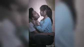 Young Desi Lovers Getting Naughty Kissing And Feeling Each Other