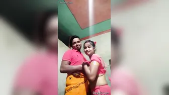 Desi Wife Getting Her Big Tits Sucked And Squeezed By Hubby