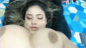 Married Bhabhi Playing With Her Massive Natural Tits For Me