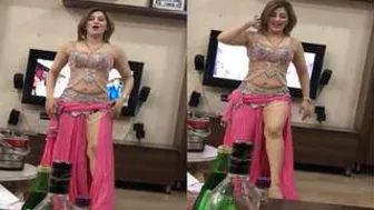 Sexy Call Girl Teasing And Dancing For Her Client At Home