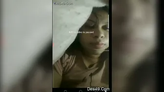 Cute GF Flashing Her Boobs For Me On Our Video Call