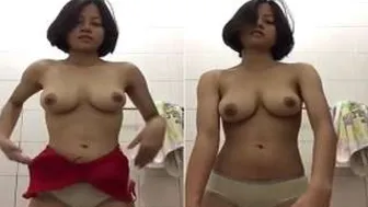 Nepali Babe Showing Off Her Tits And Pussy On Camera For Lover