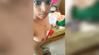 My Cute Girl Sending Me Her Nude Selfie From Her Bedroom Today