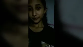Cute Nepali Babe Showing Her Perfect Natural Boobs On Video