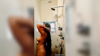 Sexy Bhabhi Bathing Naked Her Husband Filming Everything