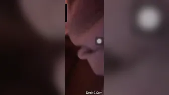 Horny GF Flashing Her Tits During Late Night Video Call