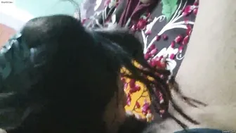 My Cute Desi GF Giving Me Sloppy Blowjob At Home