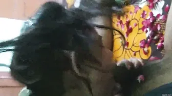 My Cute Desi GF Giving Me Sloppy Blowjob At Home