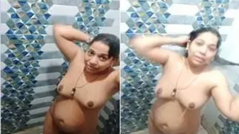 Married Bhabhi Soaking Wet And Naked During Her Shower Session