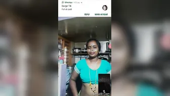 Hot Tamil Wife Teasing Me With Her Curvy Body And Big Assets