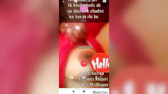 Village GF Showing Her Perky Tits On Our Video Call