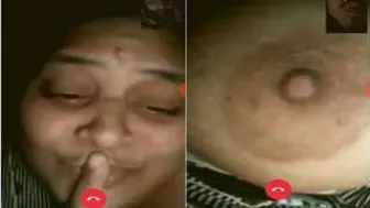 Sexy Telugu Wife Showing Her Massive Tits On Our Video Chat