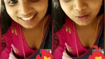 Cheating Wife Showing Her Tits To Her Ex Boyfriend On Video Call