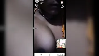Village Wife Flashing Her Big Tits During Our Naughty Video Call