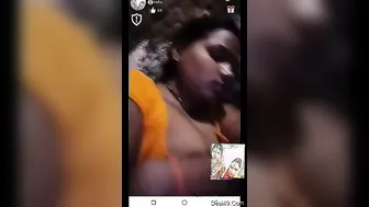 Village Wife Flashing Her Big Tits During Our Naughty Video Call