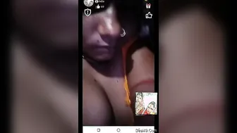 Village Wife Flashing Her Big Tits During Our Naughty Video Call