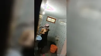 Hidden Camera Catching My Bhabhi Changing Clothes Showing Tits