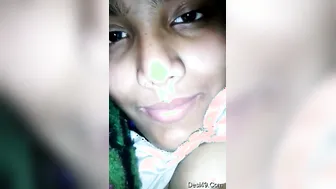 Horny Village Girl Playing With Her Huge Tits And Wet Pussy