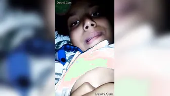 Horny Village Girl Playing With Her Huge Tits And Wet Pussy