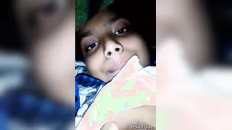 Horny Village Girl Playing With Her Huge Tits And Wet Pussy