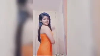 Cute Desi Girl Filming Her Naked Body For Boyfriend In Bedroom