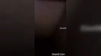 Watching My Slutty Desi GF Sucking Her Own Big Tits